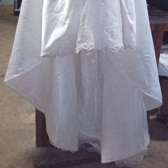 Wedding Gown David's Bridal "Michaelangelo" Size12 - Picture 4 of 8